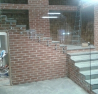 Огорожа для сходів зі скла