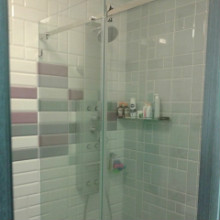 душевая кабина прозрачное стекло